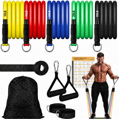 Professional Resistance Bands with Handles for Strength Training and Home Fitness for Men and Women