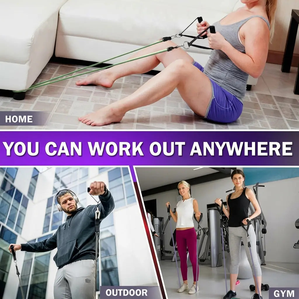 Professional Resistance Bands with Handles for Strength Training and Home Fitness for Men and Women